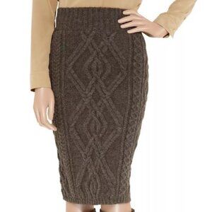NWT Chloé Cable Knit Pencil Skirt Size M